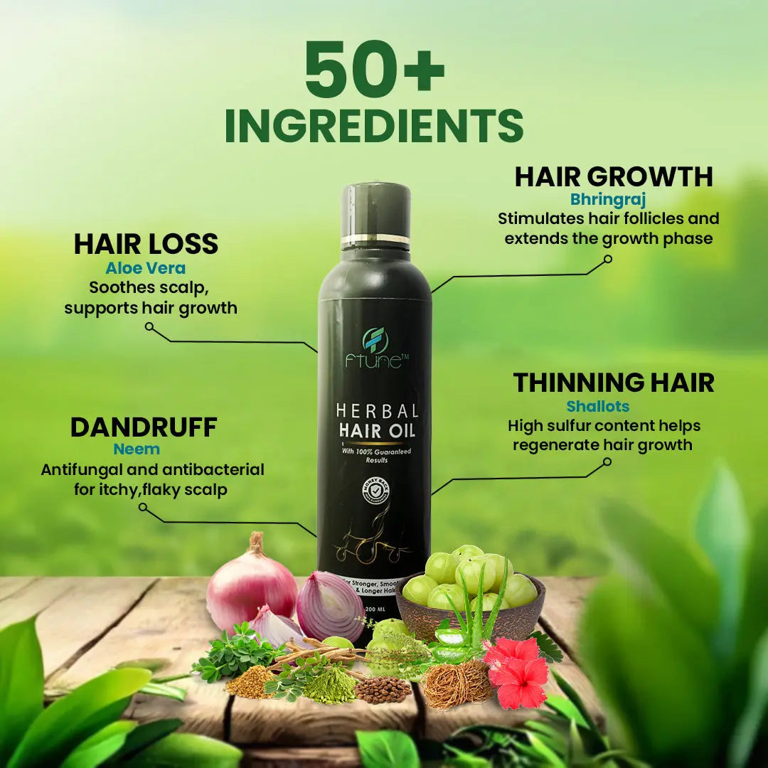 Ftune Herbal Hair Oil